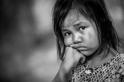 La petite boudeuse Cambodgienne.