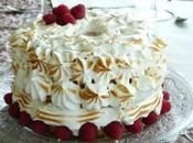 Angel-Cake Lemon Curd meringué