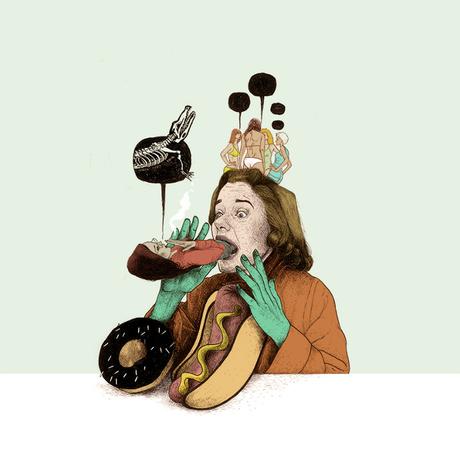 Intense contemporary drawings by Guil Godier