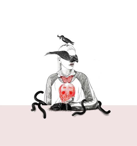 Intense contemporary drawings by Guil Godier