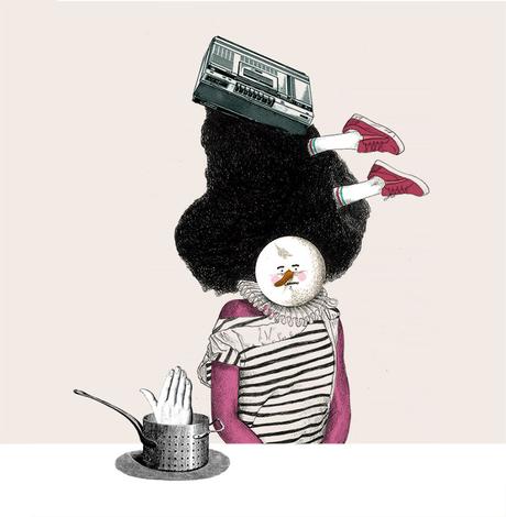 Intense contemporary drawings by Guil Godier