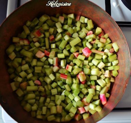 Confiture à la rhubarbe