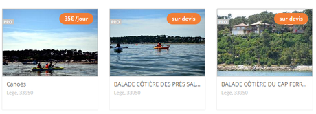 Sans titre Laissez-vous bercer au fil de l’eau par le charme du Cap Ferret !