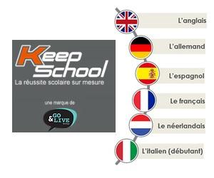 Apprendre des langues en e-learning avec Keepschool