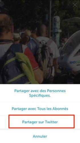 Periscope pour iPhone : la carte des diffusions, un bouton partagez sur Twitter et une version française