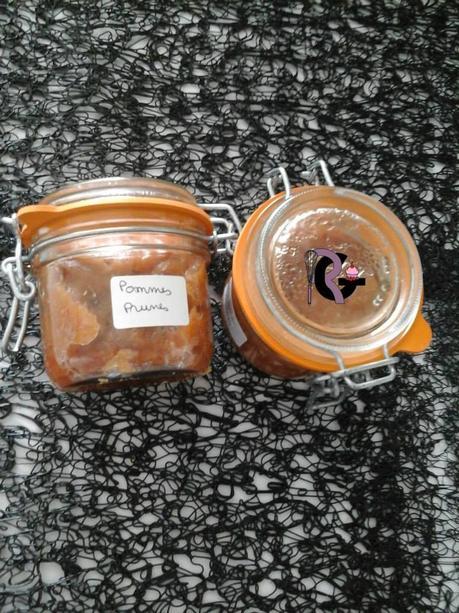compotes pommes prunes