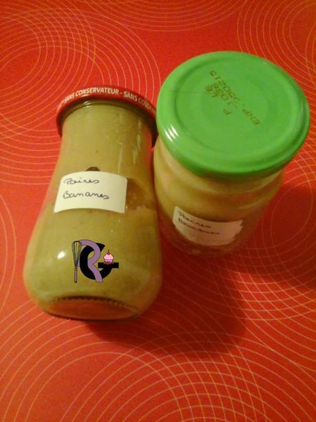 compote poire banane