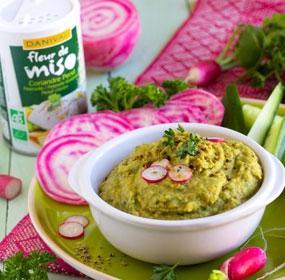 Houmous bio à la fleur de Miso Coriandre & Persil