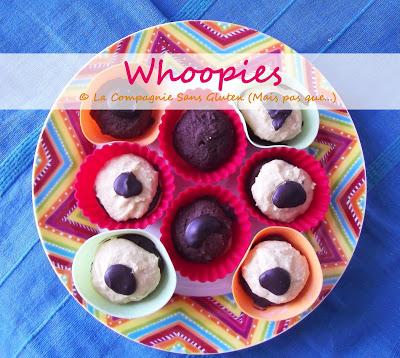 Whoopies sans gluten, sans lait