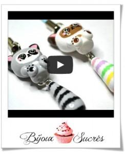 diy porte clés raton laveur