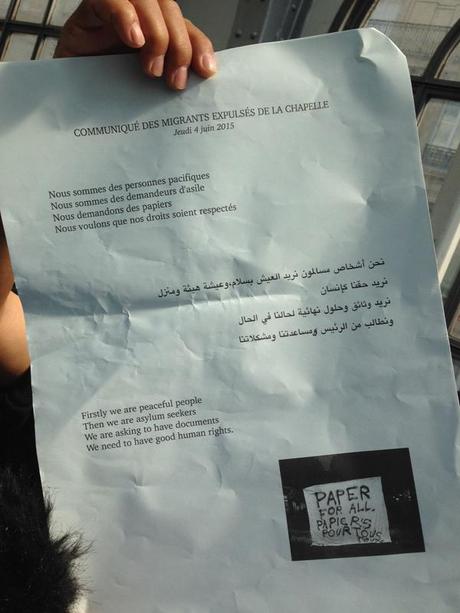 Migrants de La Chapelle : point sur la situation au 5 mai 2015 17h30