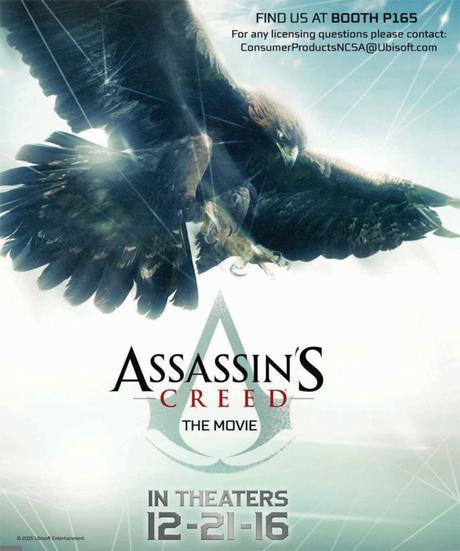 L’aigle se déploie sur la première affiche du film Assassin’s Creed