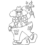 dessin de clown