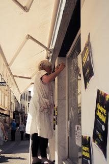 à 10h du mat' le street réveille Langon à coup de colles, de bombes, de pochoirs, sous les roues des bmx sur fond de bonne musique : c'est Graffic Urbain #!