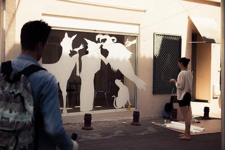 à 10h du mat' le street réveille Langon à coup de colles, de bombes, de pochoirs, sous les roues des bmx sur fond de bonne musique : c'est Graffic Urbain #!