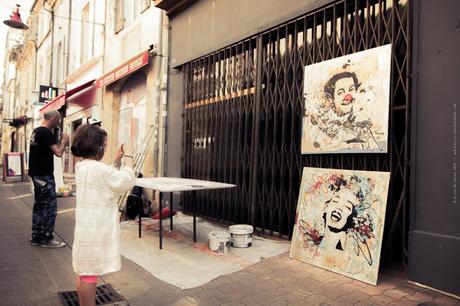 à 10h du mat' le street réveille Langon à coup de colles, de bombes, de pochoirs, sous les roues des bmx sur fond de bonne musique : c'est Graffic Urbain #!