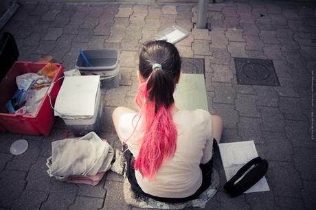à 10h du mat' le street réveille Langon à coup de colles, de bombes, de pochoirs, sous les roues des bmx sur fond de bonne musique : c'est Graffic Urbain #!