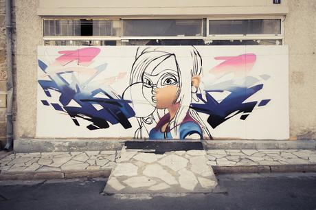 à 10h du mat' le street réveille Langon à coup de colles, de bombes, de pochoirs, sous les roues des bmx sur fond de bonne musique : c'est Graffic Urbain #!