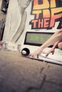 à 10h du mat' le street réveille Langon à coup de colles, de bombes, de pochoirs, sous les roues des bmx sur fond de bonne musique : c'est Graffic Urbain #!