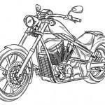 dessin de moto