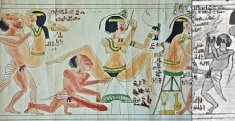 Le papyrus érotique [pornographique] de Turin