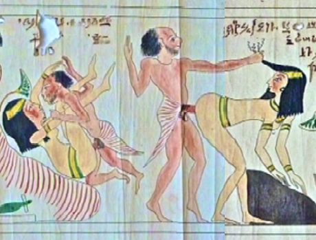 Le papyrus érotique [pornographique] de Turin