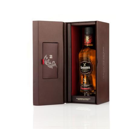 Glenfiddich 21 ans bouteille et coffret