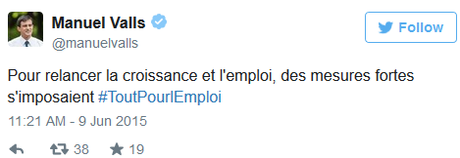 Valls lâche un gros paquet, bien libéral. #ToutPourlEmploi