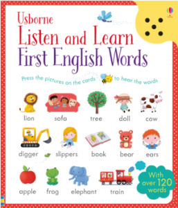 livre sonore en anglais pour enfants