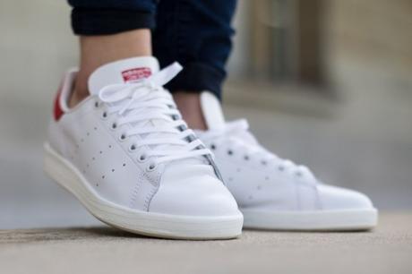 Adidas Stan Smith Luxe Collegiate Red 2