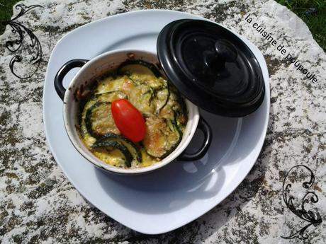 GGratin de courgette à l'ail et persil au thermomix ou sans