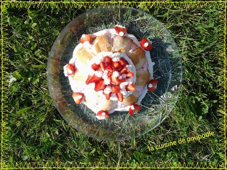 Charlotte aux fraises au thermomix pour recette autour d'un ingrédients #6#