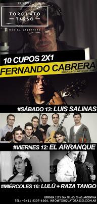 Riche programme au Torcuato Tasso [à l'affiche]