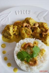 Curry de dinde aux noix de cajou