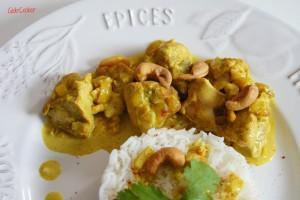 Curry de dinde au noix de cajou
