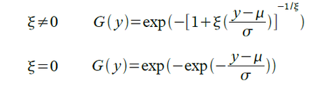 Generalized Extreme Value (GEV)