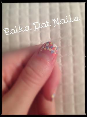Polka Dot Nails Tutorial - Festival Look