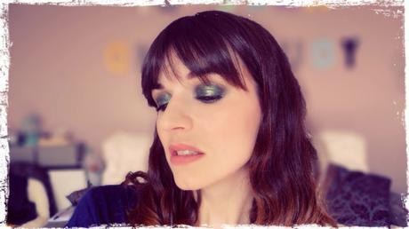 Makeup for a party / St Patrick's Glossy Smokey Green Makeup