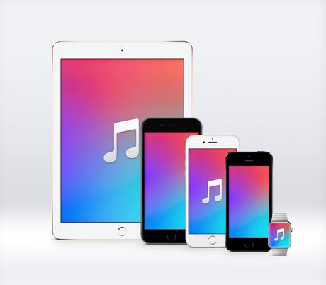 iTunes 13, Wallpapers pour iPhone, iPad, Apple Watch