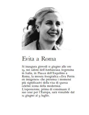 Exposition Evita à Rome [ici]