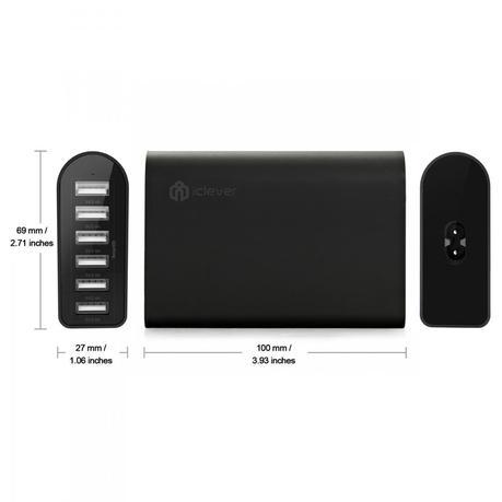 iClever: un chargeur USB 6 ports intelligent pour régler les problèmes de tension!