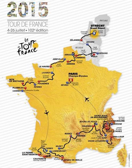 TOUR DE FRANCE 2015: Le parcours