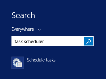 Schedule tasks