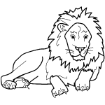 dessin de lion