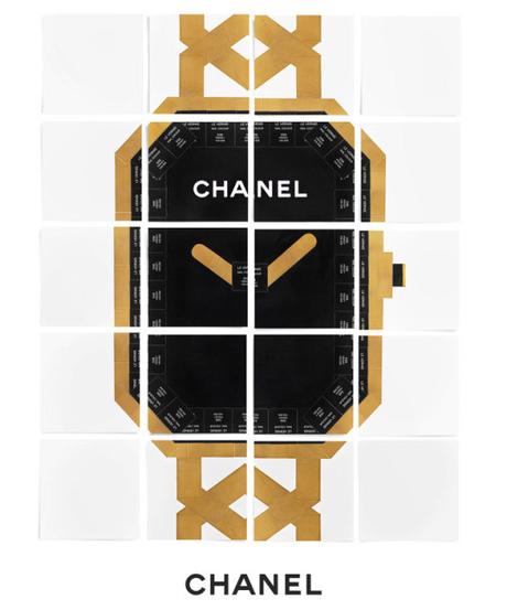Chanel La montre Première en make up Esprit de Gabrielle 
