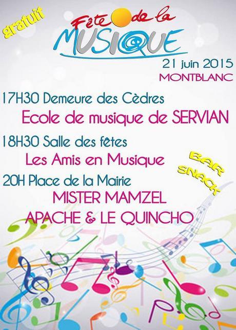 Fête de la musique 2015 à Montblanc
