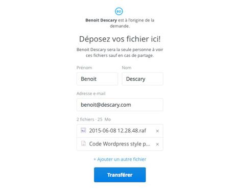 Dropbox lance un système de réception de fichiers