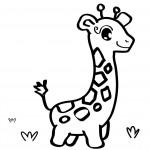 dessin de girafe