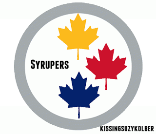 Les logos de la NFL...façon canadienne.