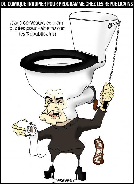 Sarkozy abandonne la politique pour le comique de salle